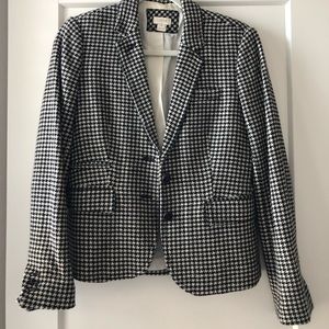 J. Crew Houndstooth Blazer